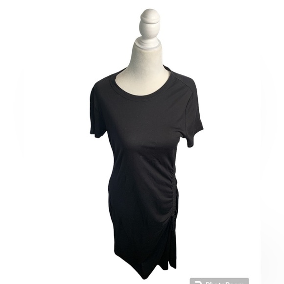 Rag & Bone Sleek Ruched Bodycon Maxi Dress sz M - Picture 1 of 7